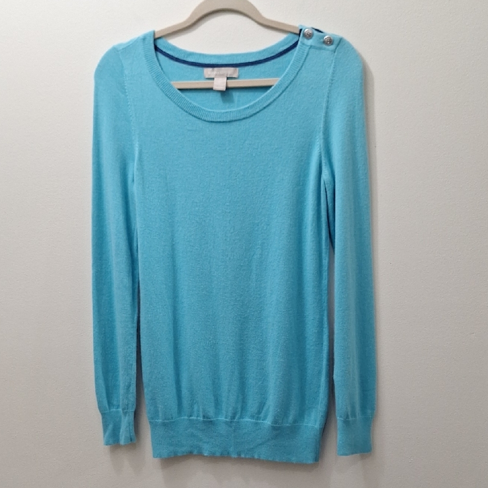 Banana Republic Sky Blue Boatneck Sweater Size M